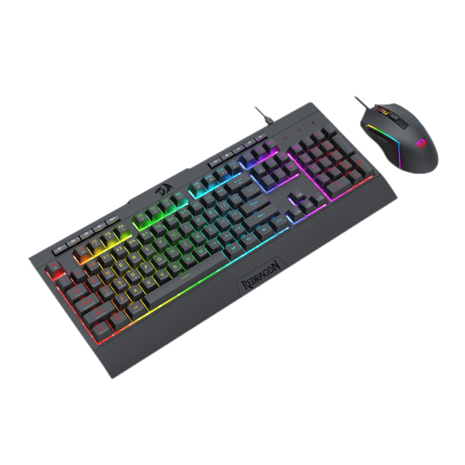Redragon S151 Gaming Keyboard and Mouse Combo-Black - Stellar Technologies