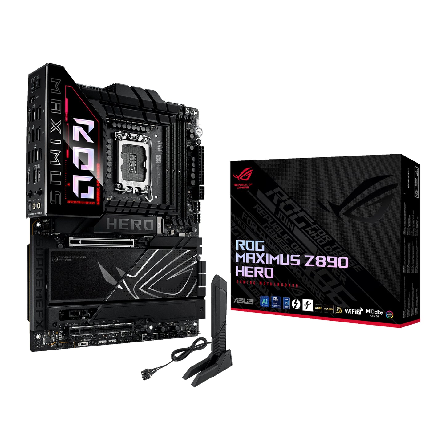 Asus ROG Maximus Z890 Hero Intel LGA1851 ATX Gaming Motherboard - Stellar Technologies