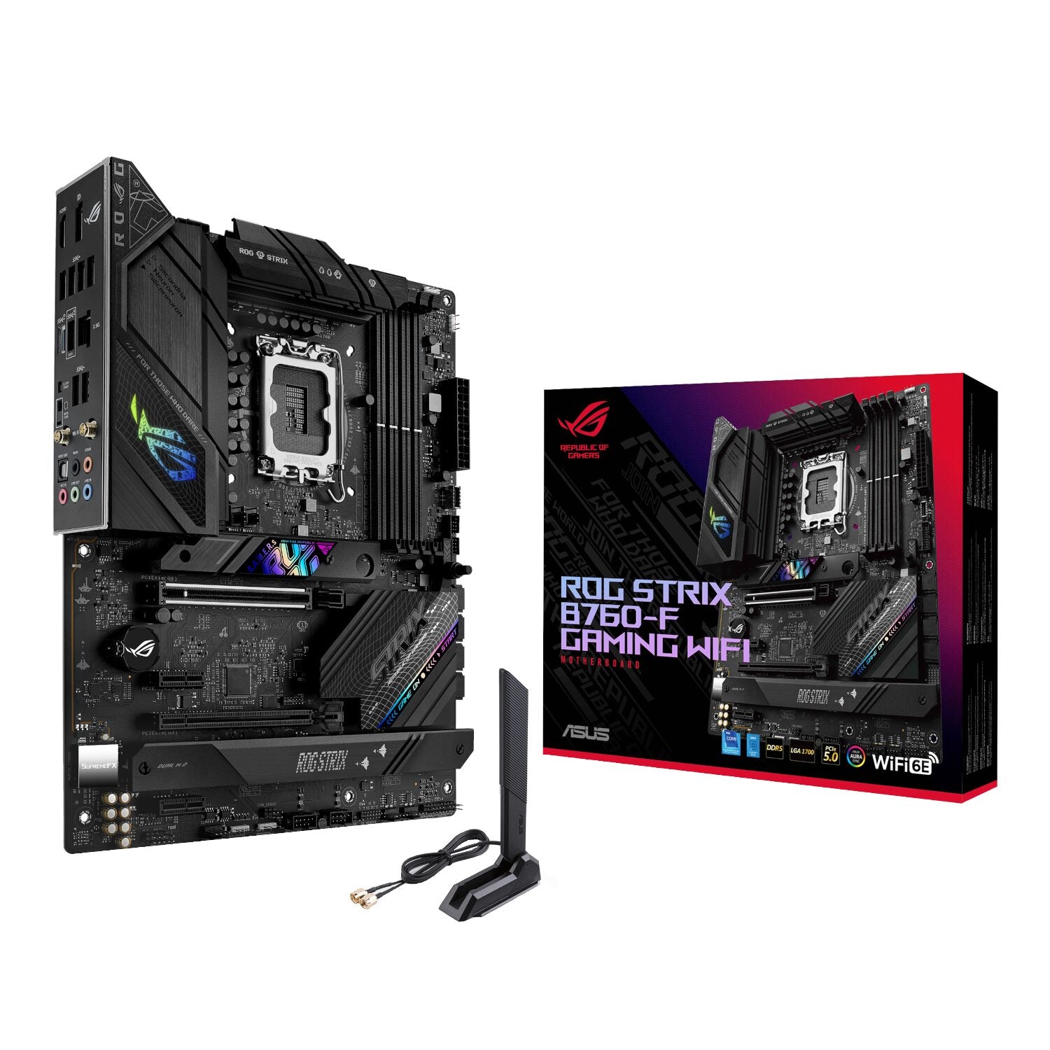 Asus ROG Strix B760-F Gaming WiFi Motherboard - Intel LGA1700 - Stellar Technologies