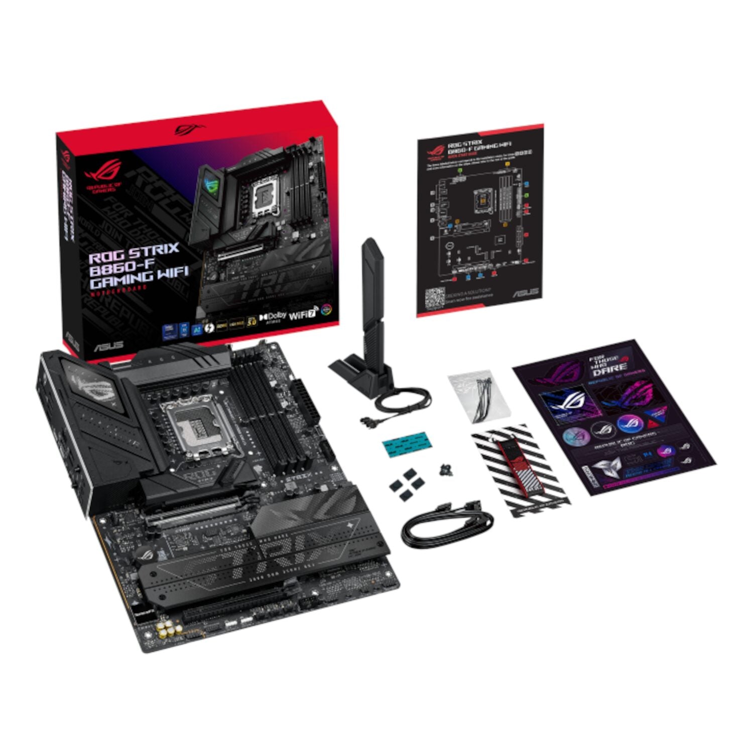 Asus ROG STRIX B860-F Gaming Wi-Fi Motherboard - Intel LGA1851 - Stellar Technologies