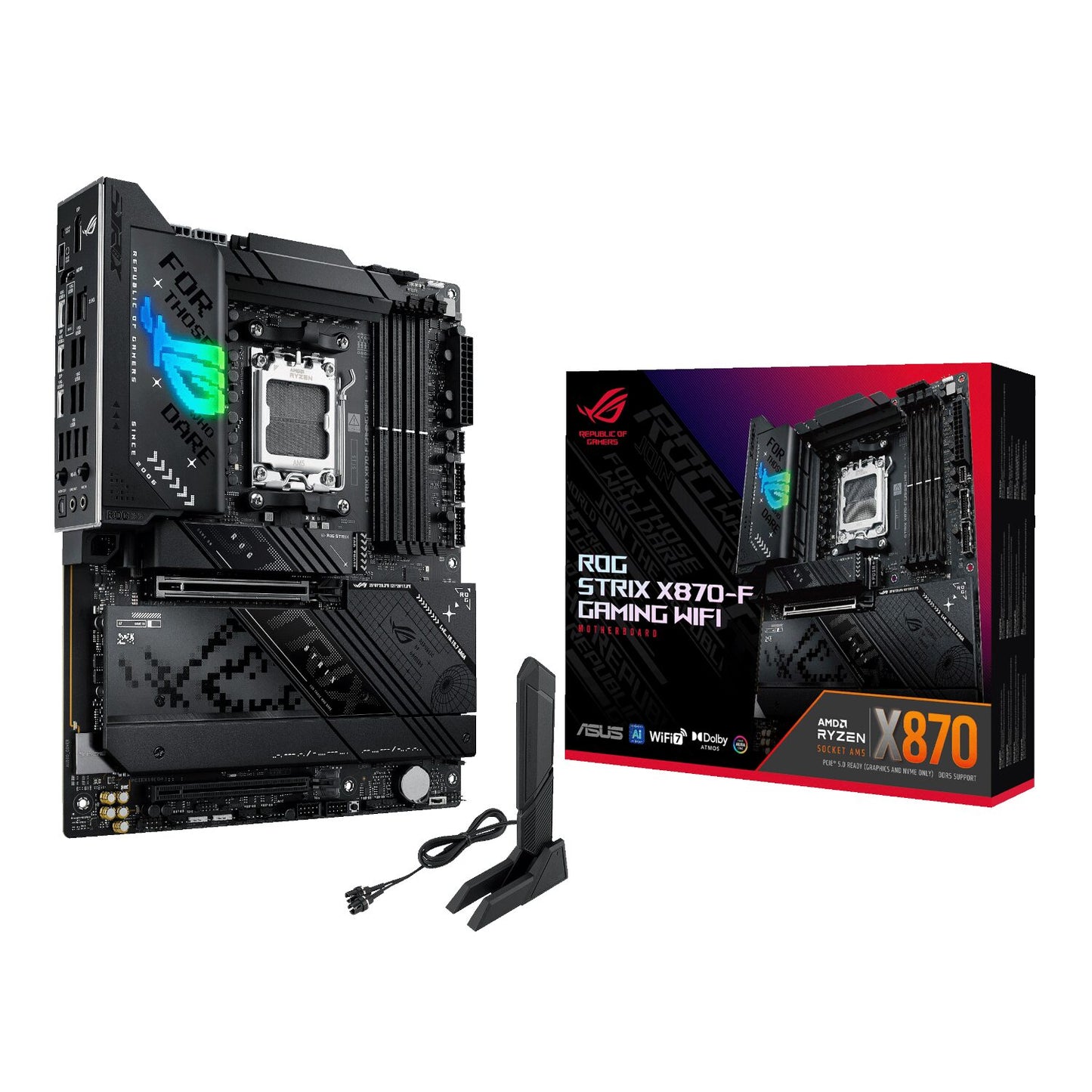 Asus ROG Strix X870-F Gaming WiFi Motherboard - ATX AMD AM5 - Stellar Technologies