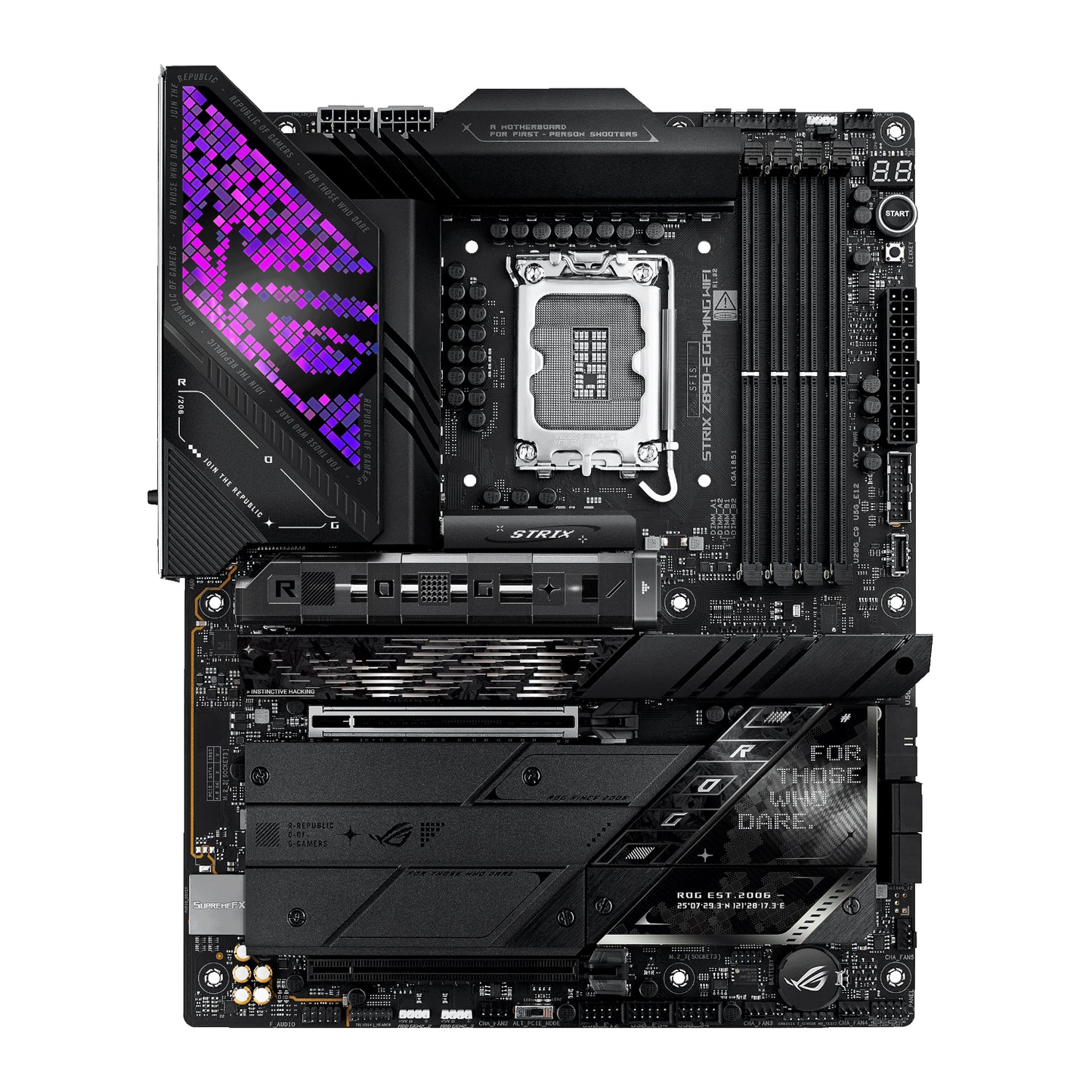 Asus ROG Strix Z890-E Gaming WIFI Intel LGA1851 ATX Gaming Motherboard - Stellar Technologies