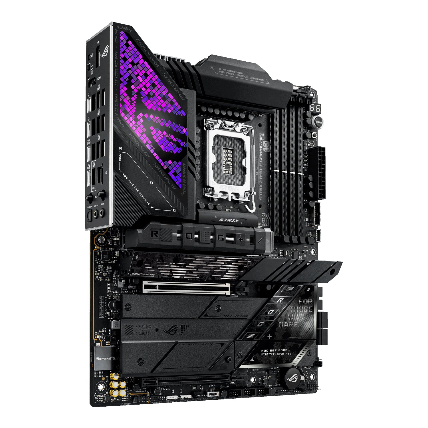 Asus ROG Strix Z890-E Gaming WIFI Intel LGA1851 ATX Gaming Motherboard - Stellar Technologies