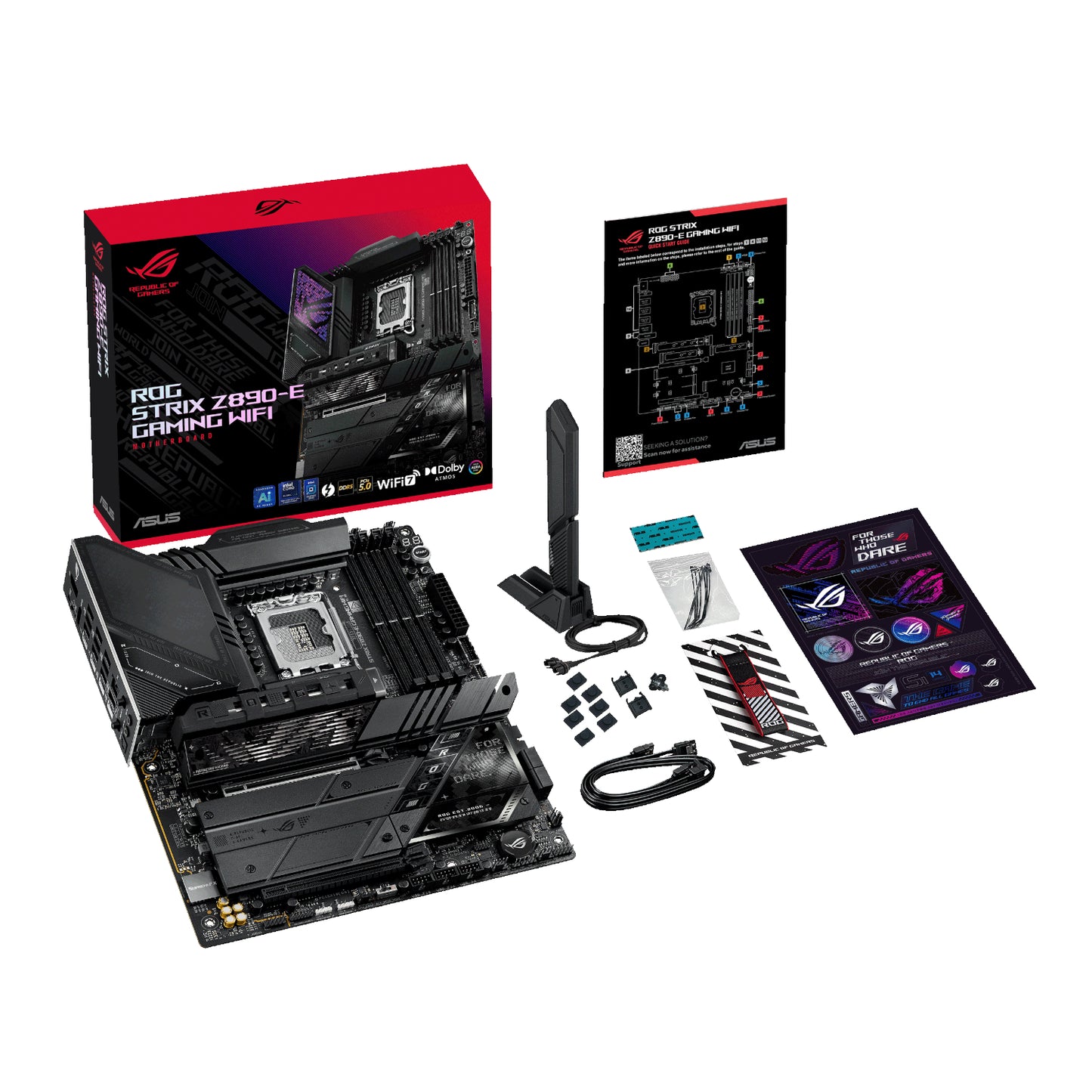 Asus ROG Strix Z890-E Gaming WIFI Intel LGA1851 ATX Gaming Motherboard - Stellar Technologies