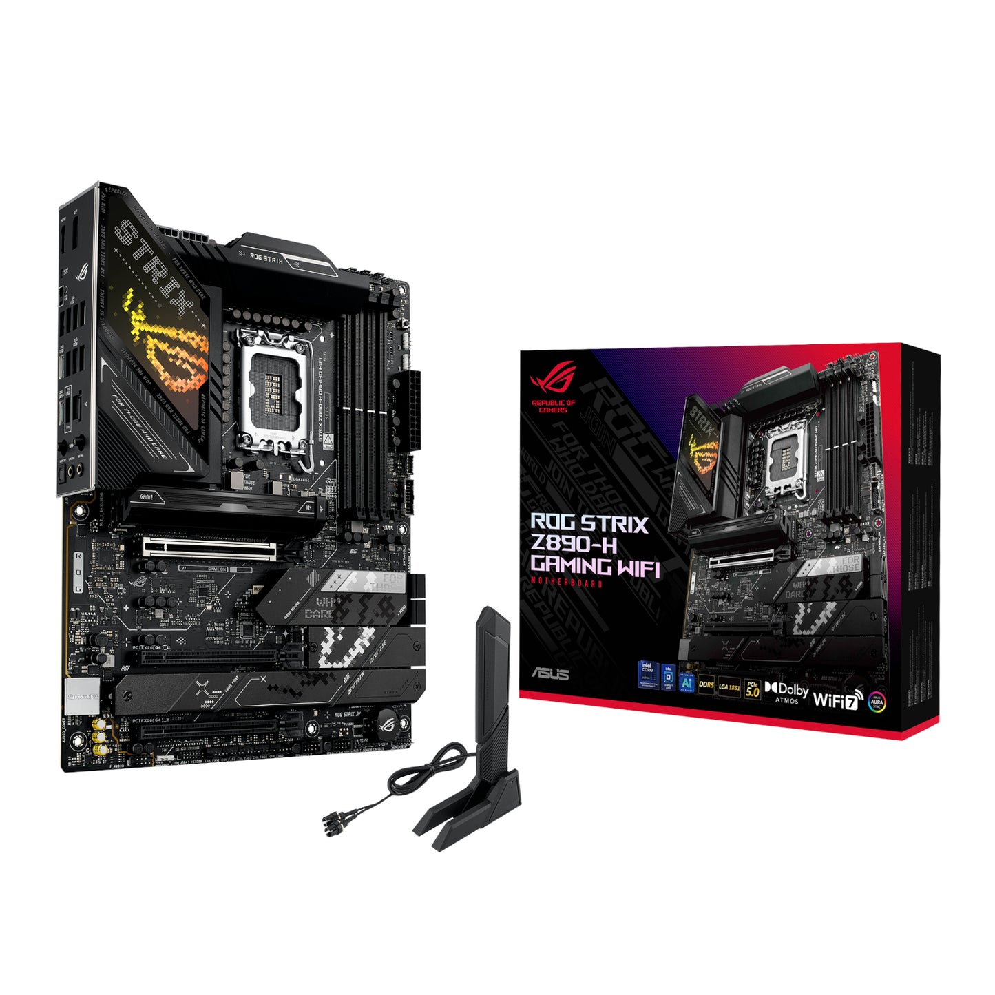 Asus ROG Strix Z890-H GAMING WIFI Intel LGA1851 ATX Motherboard - Stellar Technologies