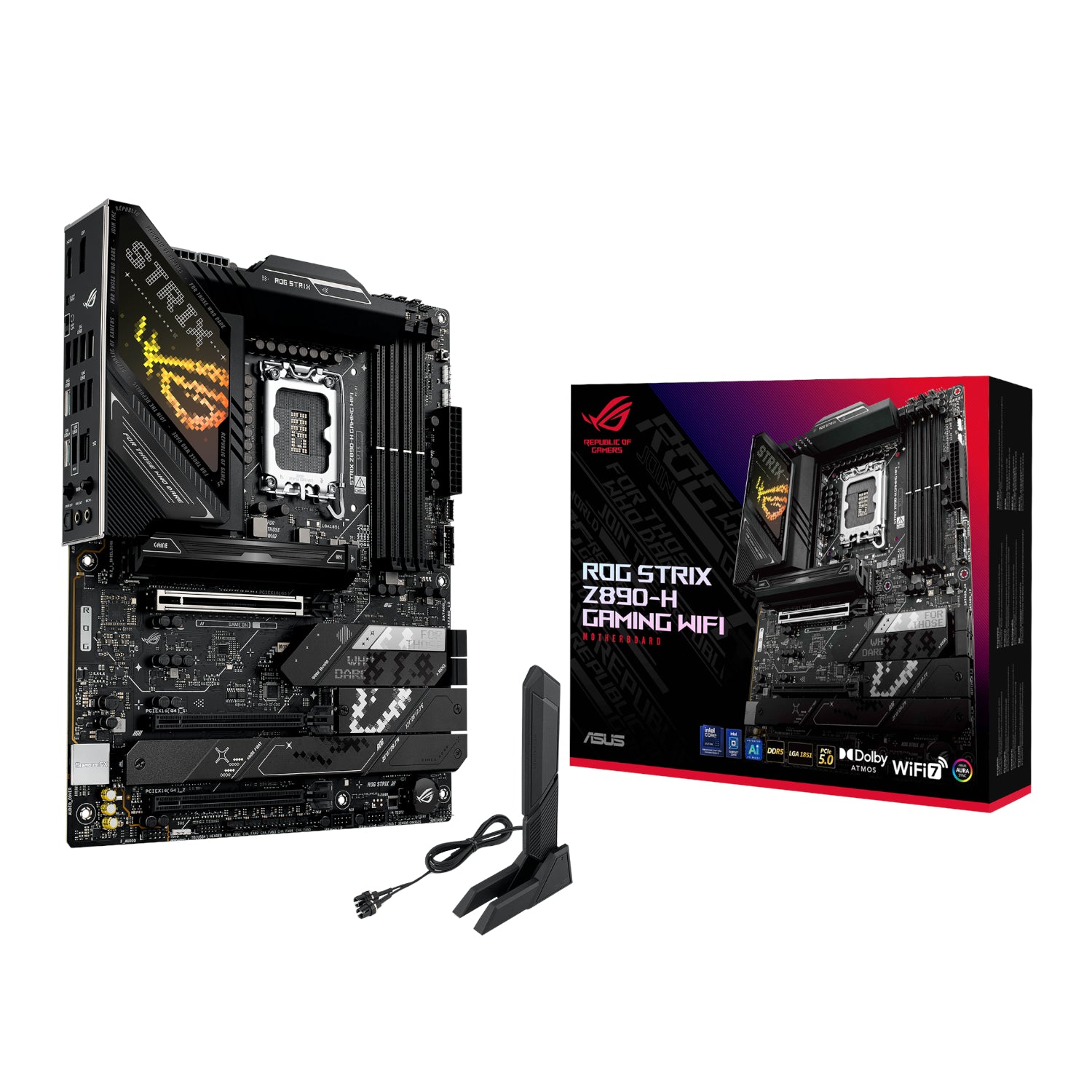Asus ROG Strix Z890-H GAMING WIFI Intel LGA1851 ATX Motherboard - Stellar Technologies