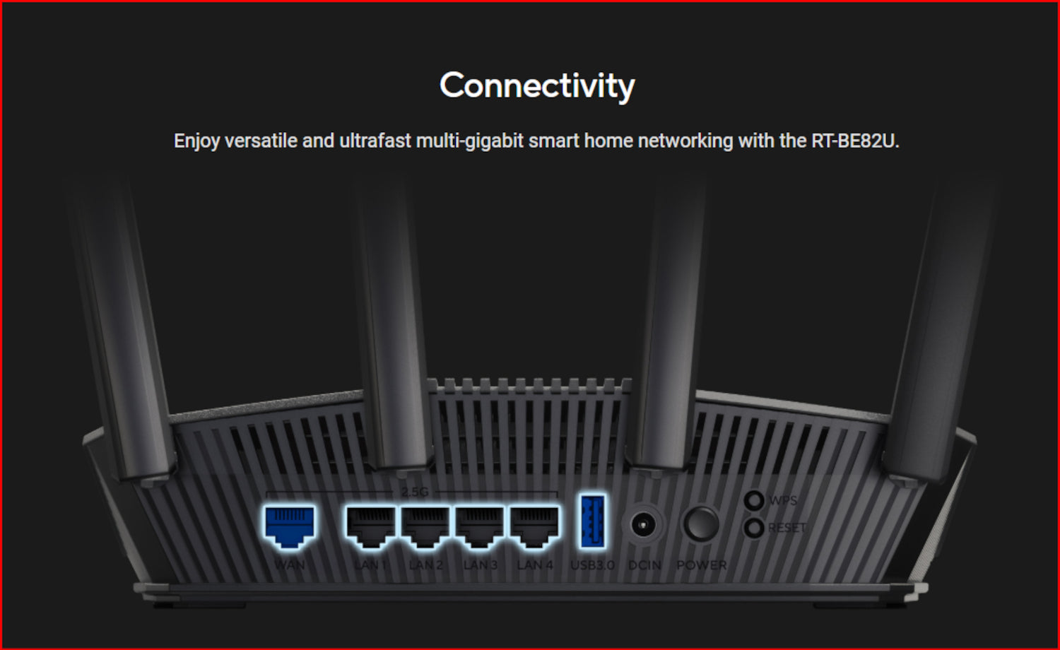 ASUS RT-BE82U Wi-Fi 7 Dual-Band 2.5GbE Router - Black - Stellar Technologies
