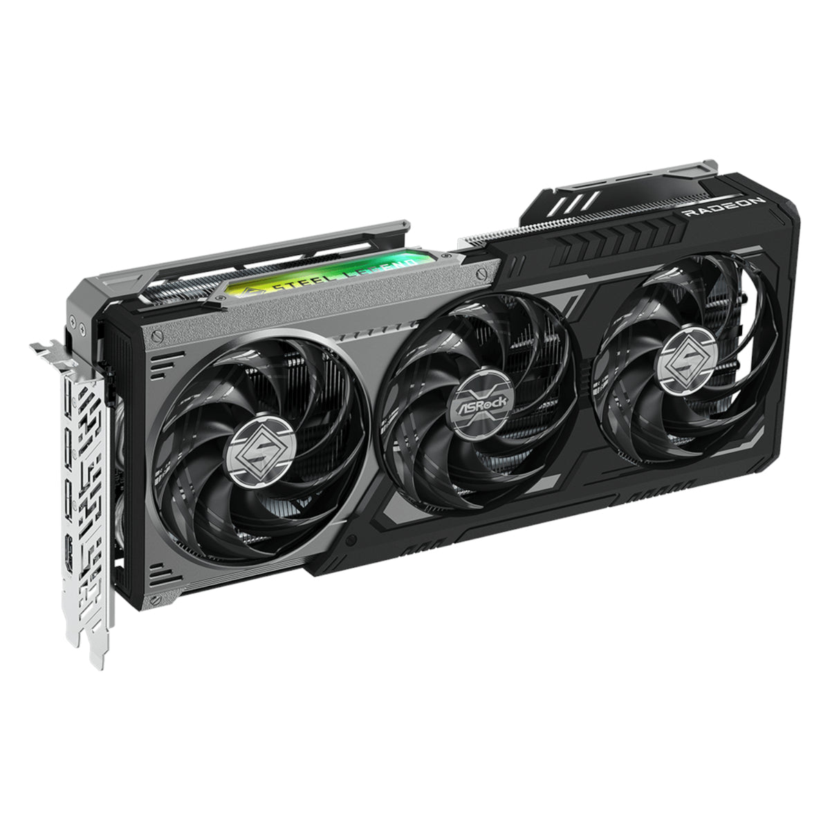 ASRock Radeon RX9070 XT Steel Legend Dark 16GB Graphics Card - Stellar Technologies