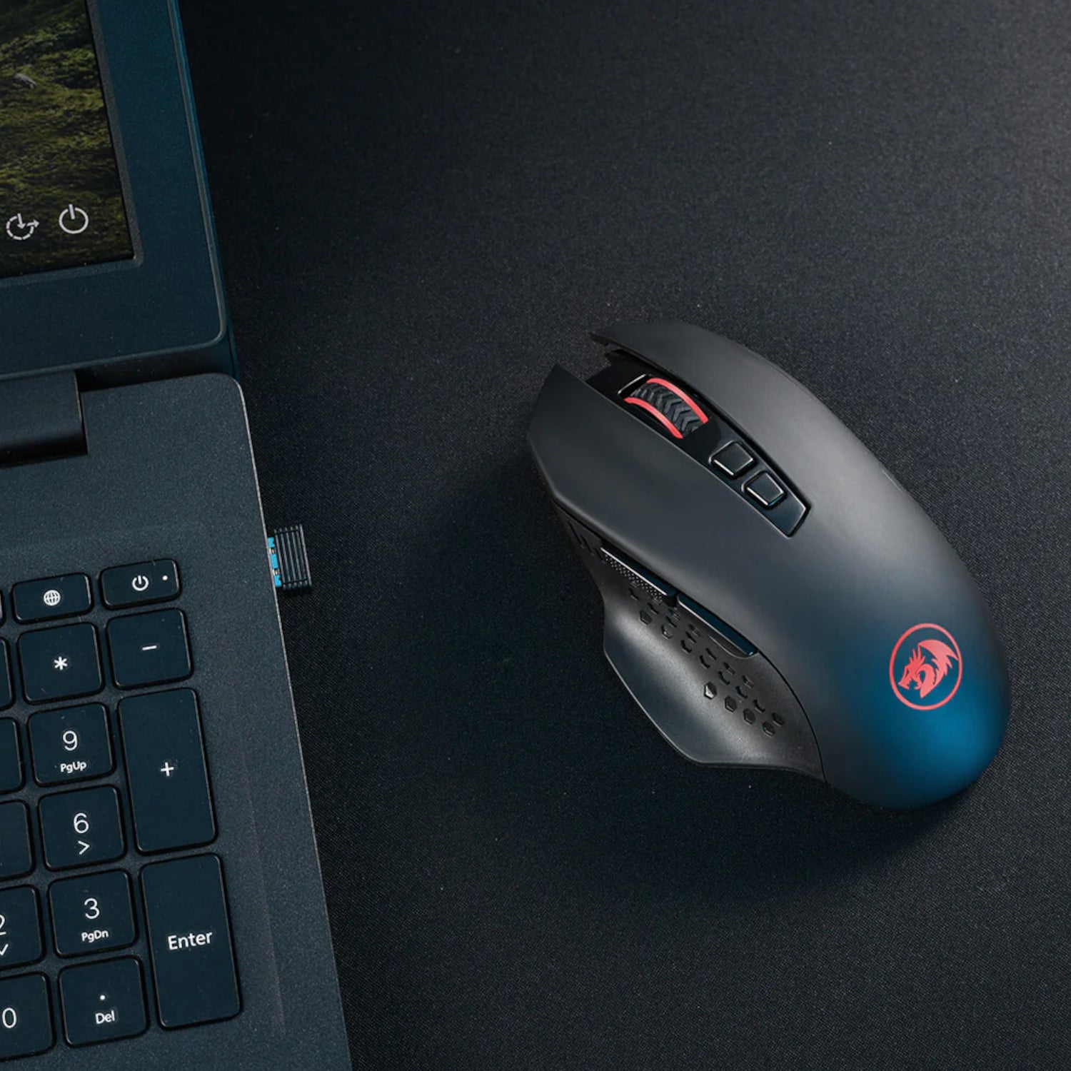 Redragon GAINER M656 Wireless Gaming Mouse 4000DPI - Black - Stellar Technologies