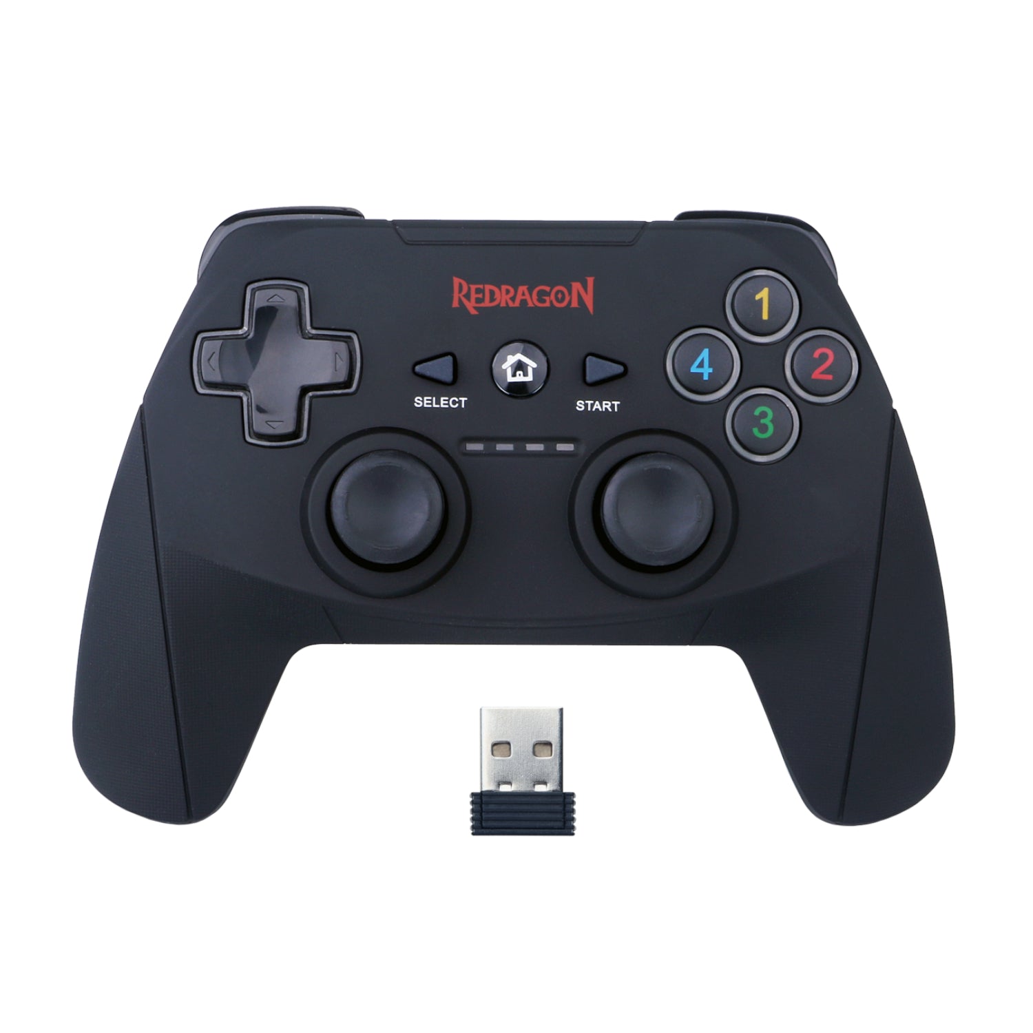 Redragon HARROW Wireless X/D-input(Digital/Analog) PC Controller - Black - Stellar Technologies