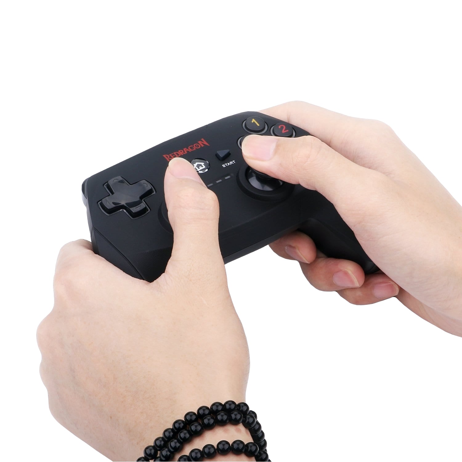 Redragon HARROW Wireless X/D-input(Digital/Analog) PC Controller - Black - Stellar Technologies