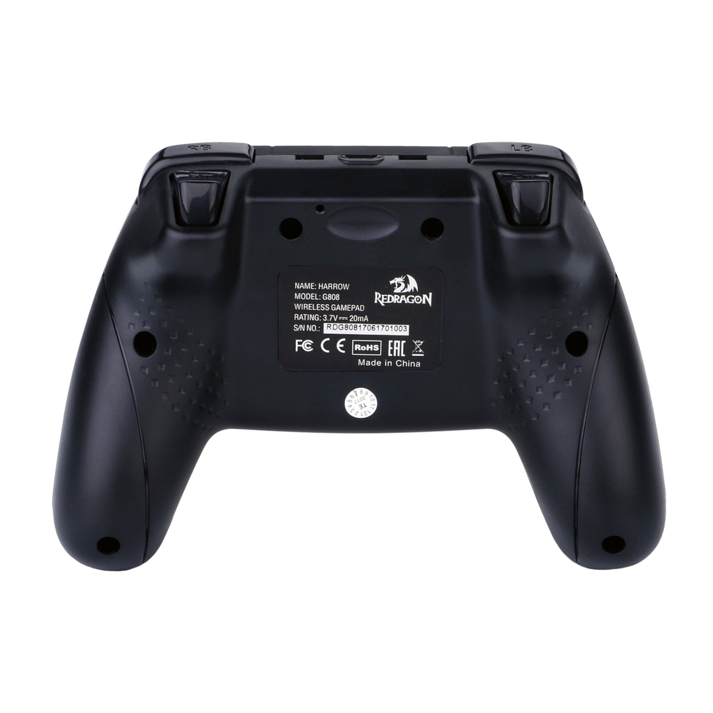 Redragon HARROW Wireless X/D-input(Digital/Analog) PC Controller - Black - Stellar Technologies