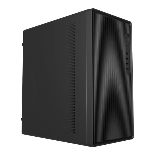 FSP S120 M-ATX Mid Tower Desktop Chassis - Black - Stellar Technologies