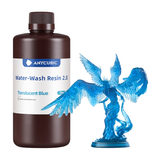 Anycubic Water Wash Resin 2.0 - Translucent Blue