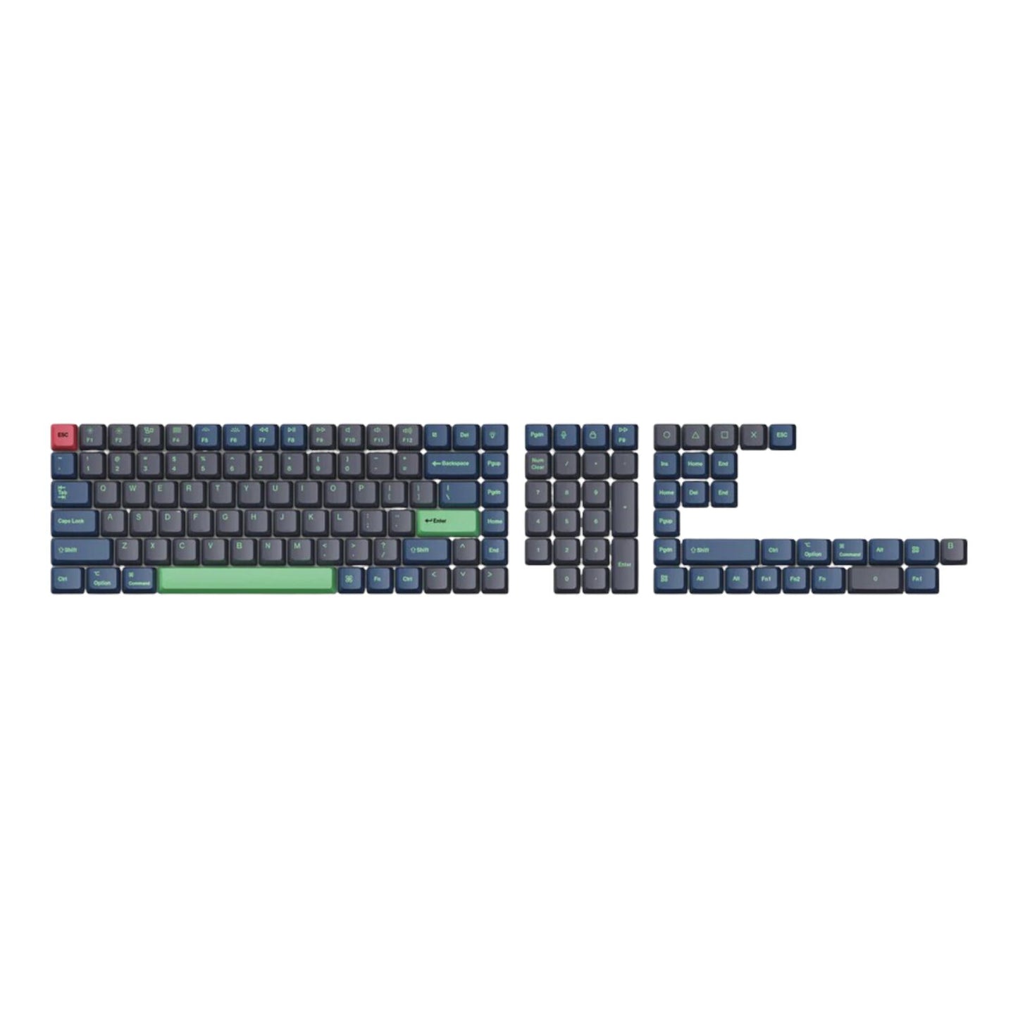 Keychron OEM Dye-Sub PBT Keycap Set - Hacker (Version C, PBT, OEM Profile, MX-Compatible) - Stellar Technologies