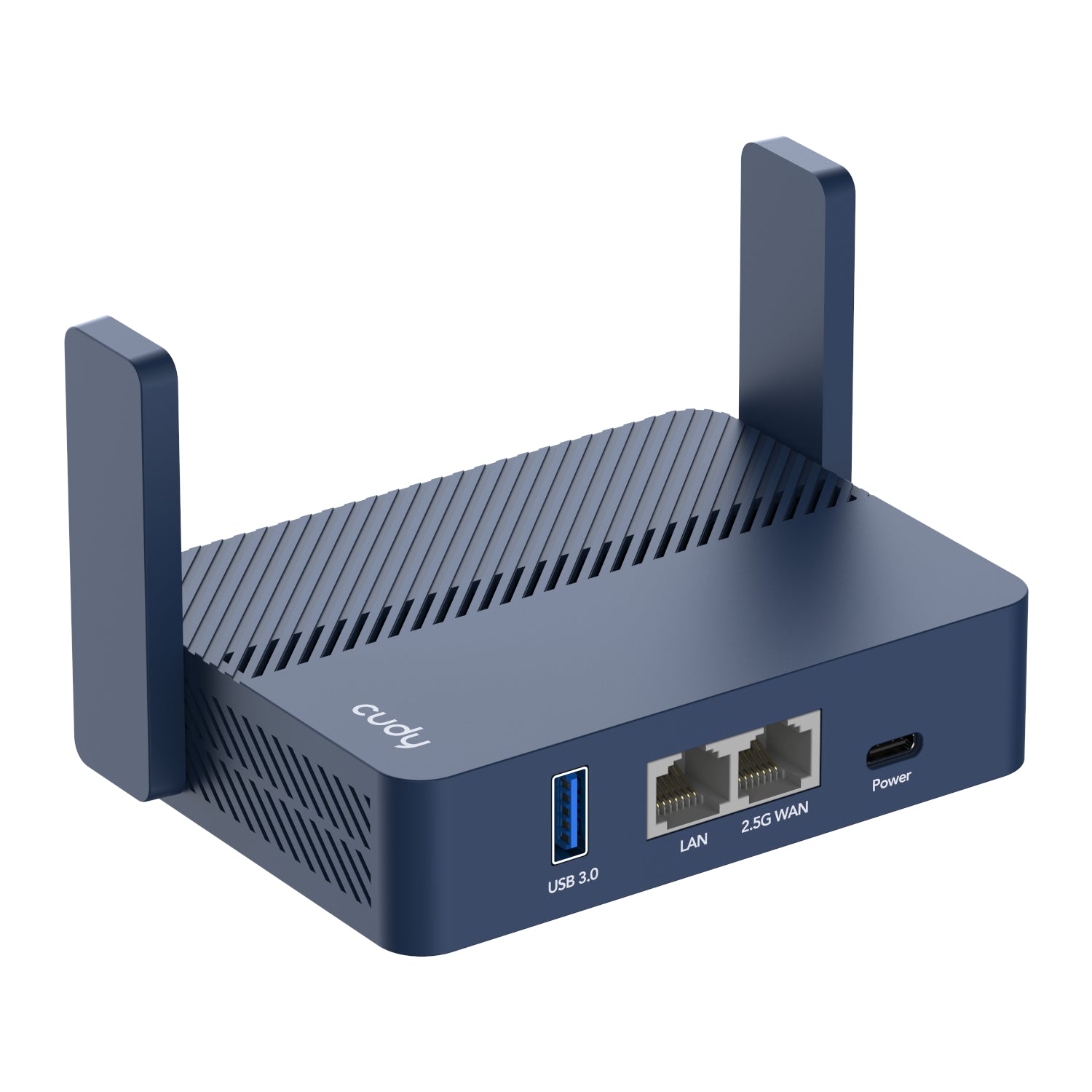 Cudy AX3000 2.5G Wi-Fi 6 Mini VPN Travel Router - Navy Blue - Stellar Technologies