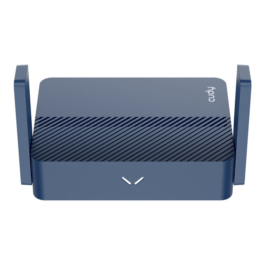 Cudy AX3000 2.5G Wi-Fi 6 Mini VPN Travel Router - Navy Blue - Stellar Technologies