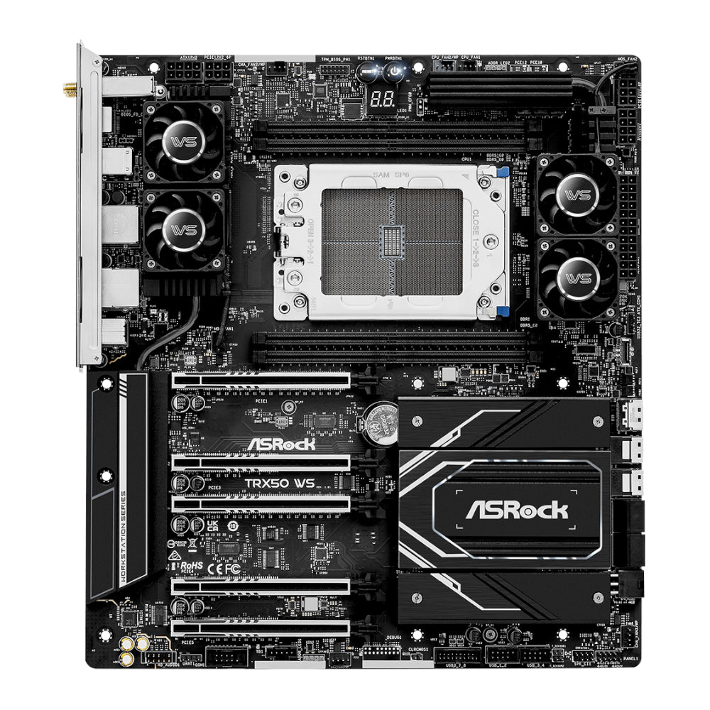 ASRock TRX50 WS AMD TR5 EATX Gaming Motherboard - Stellar Technologies