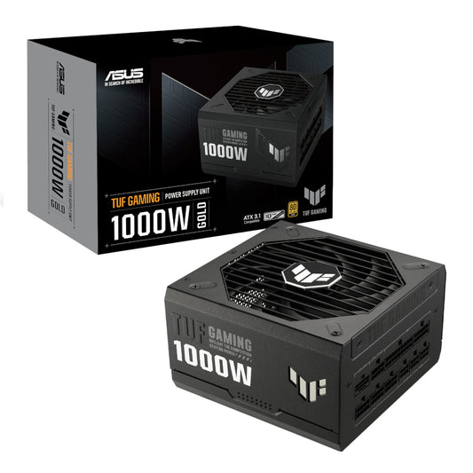 Asus TUF Gaming 1000W 80 PLUS Gold ATX Modular Power Supply - Black - Stellar Technologies