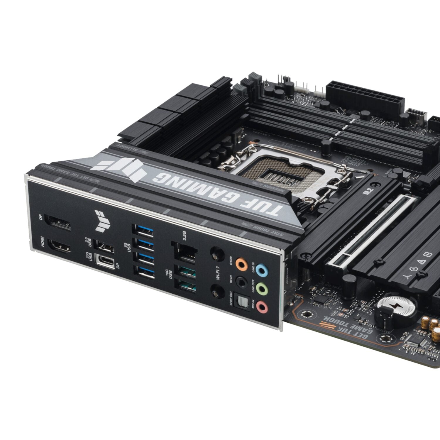 Asus TUF Gaming B860M-Plus Wi-Fi M-ATX Motherboard - Intel LGA1851, DDR5, PCIe 5.0. Wi-Fi 7 - Stellar Technologies