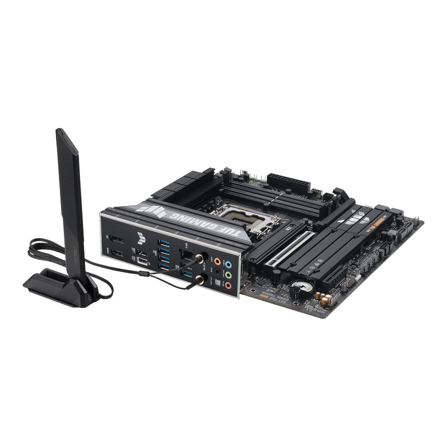 Asus TUF Gaming B860M-Plus Wi-Fi M-ATX Motherboard - Intel LGA1851, DDR5, PCIe 5.0. Wi-Fi 7 - Stellar Technologies