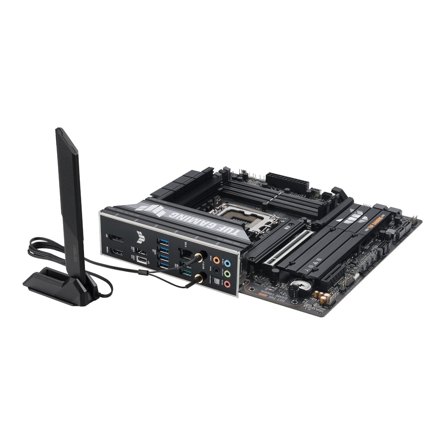 Asus TUF Gaming B860M-Plus Wi-Fi M-ATX Motherboard - Intel LGA1851, DDR5, PCIe 5.0. Wi-Fi 7 - Stellar Technologies