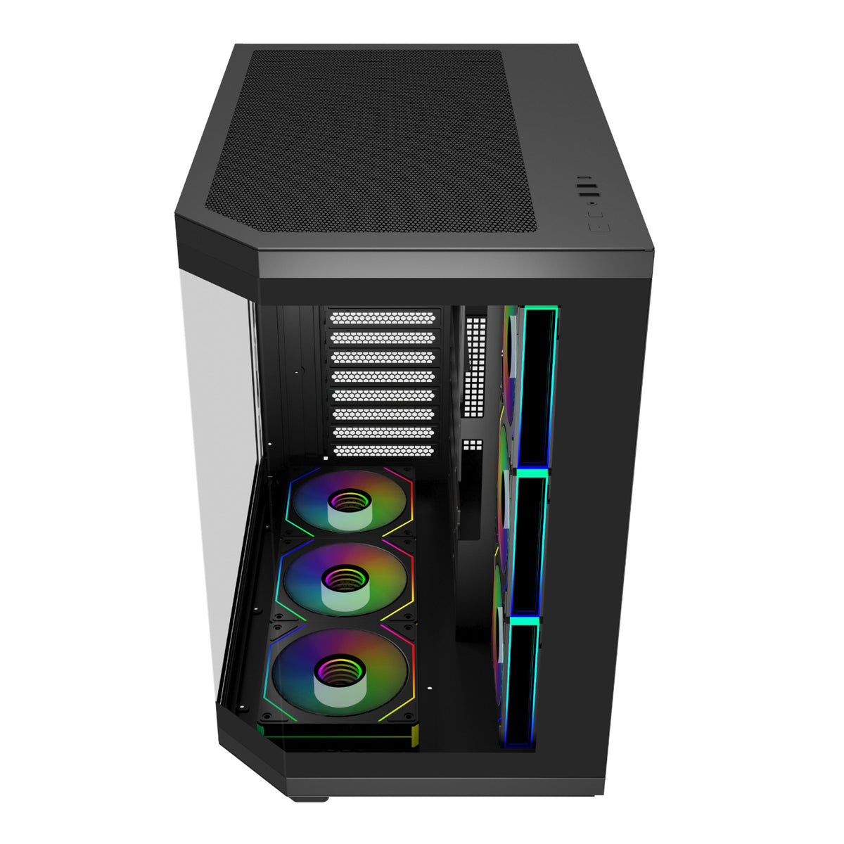 FSP U580 ARGB ATX Ultra Tower Gaming Chassis - Black - Stellar Technologies