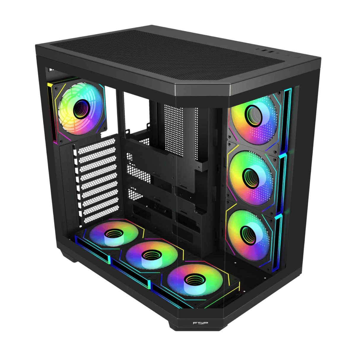 FSP U580 ATX Ultra Tower Gaming Chassis - White