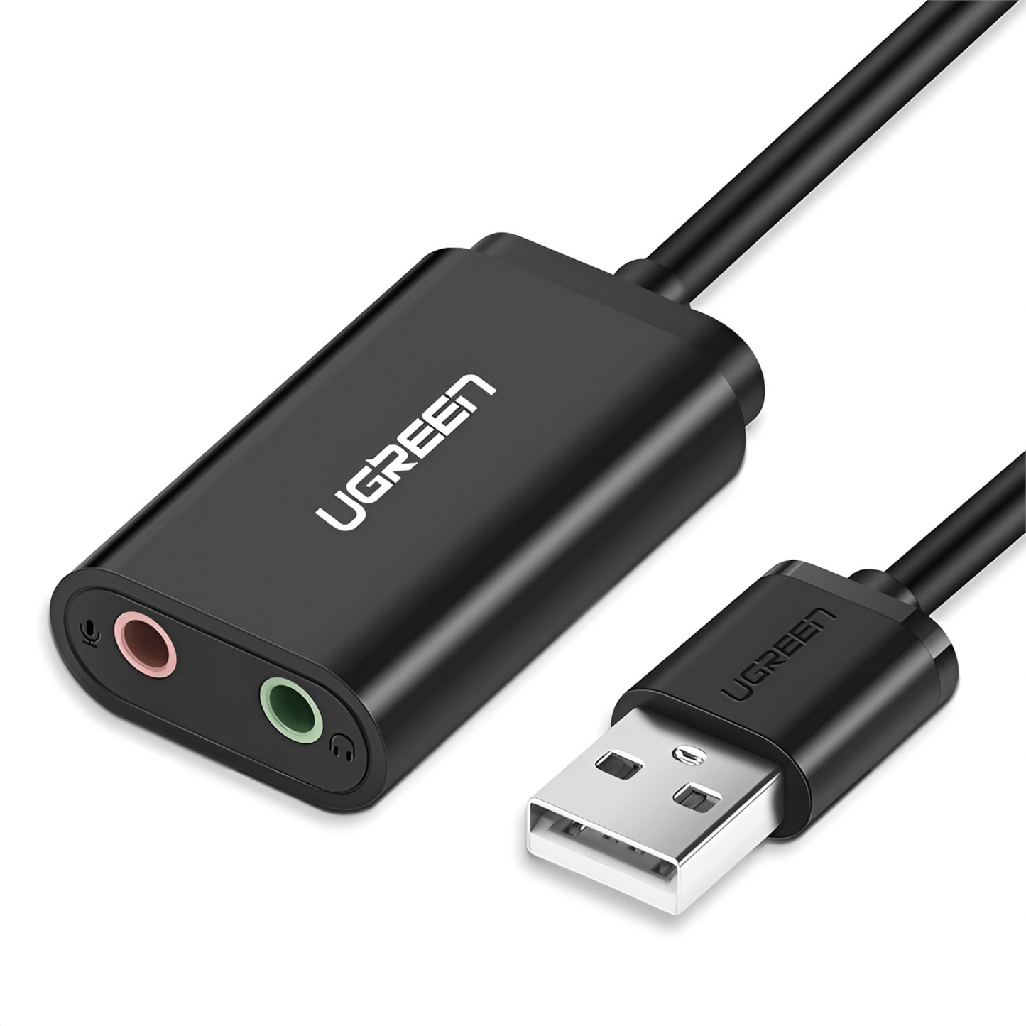 UGREEN USB to 3.5mm External Stereo Sound Adapter - Black - Stellar Technologies