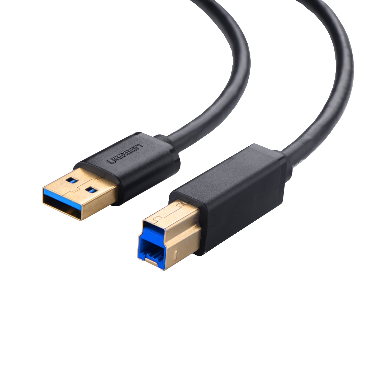 UGREEN US210 USB-A Printer Cable 2M - Black - Stellar Technologies