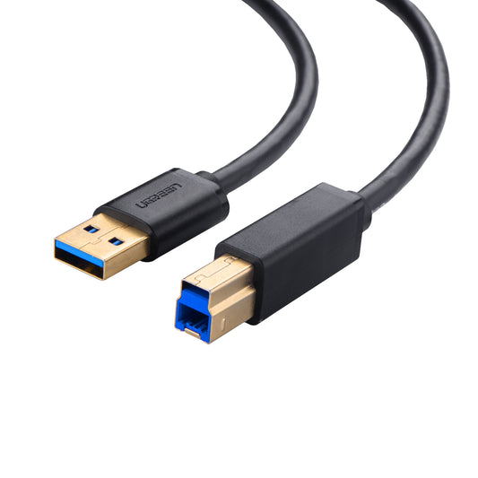 UGREEN US210 USB-A Printer Cable 2M - Black - Stellar Technologies