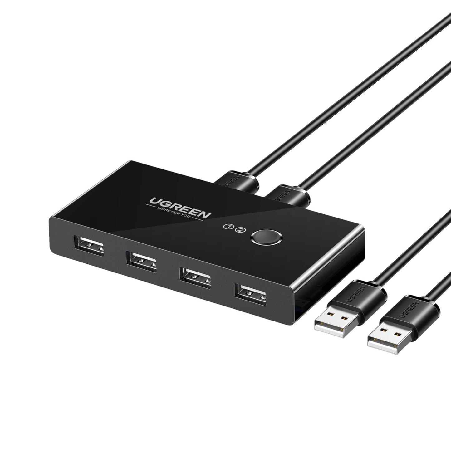 UGREEN USB 3.0 4-Port Switch Box, with 1.5m USB Cables - Stellar Technologies