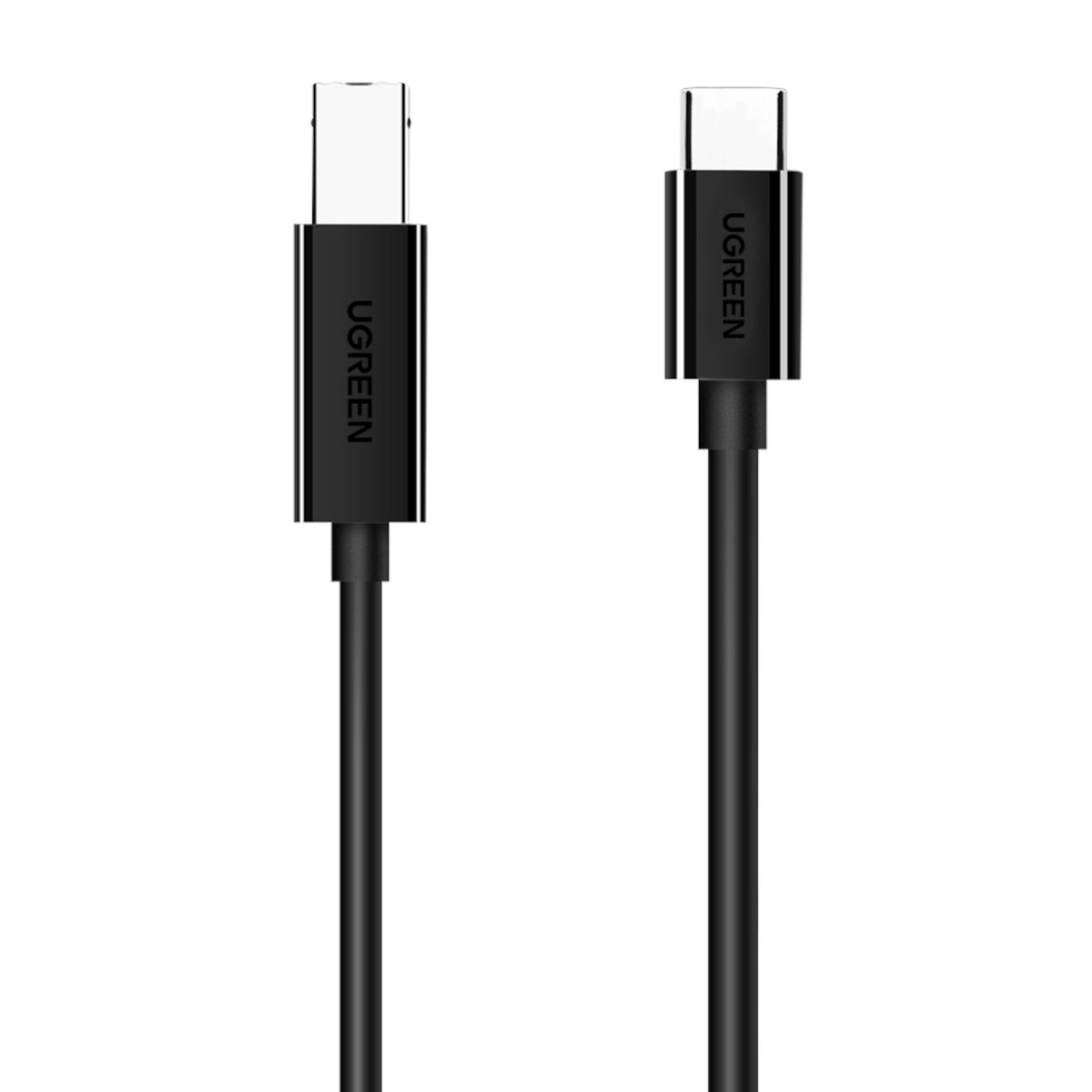UGREEN USB-C to USB-B Printer Cable 2m - Black