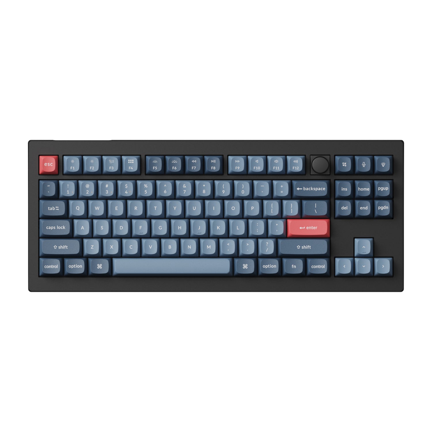 Keychron V3 Max 80% Wireless Mechanical Keyboard (Red Switch) - Carbon Black - Stellar Technologies