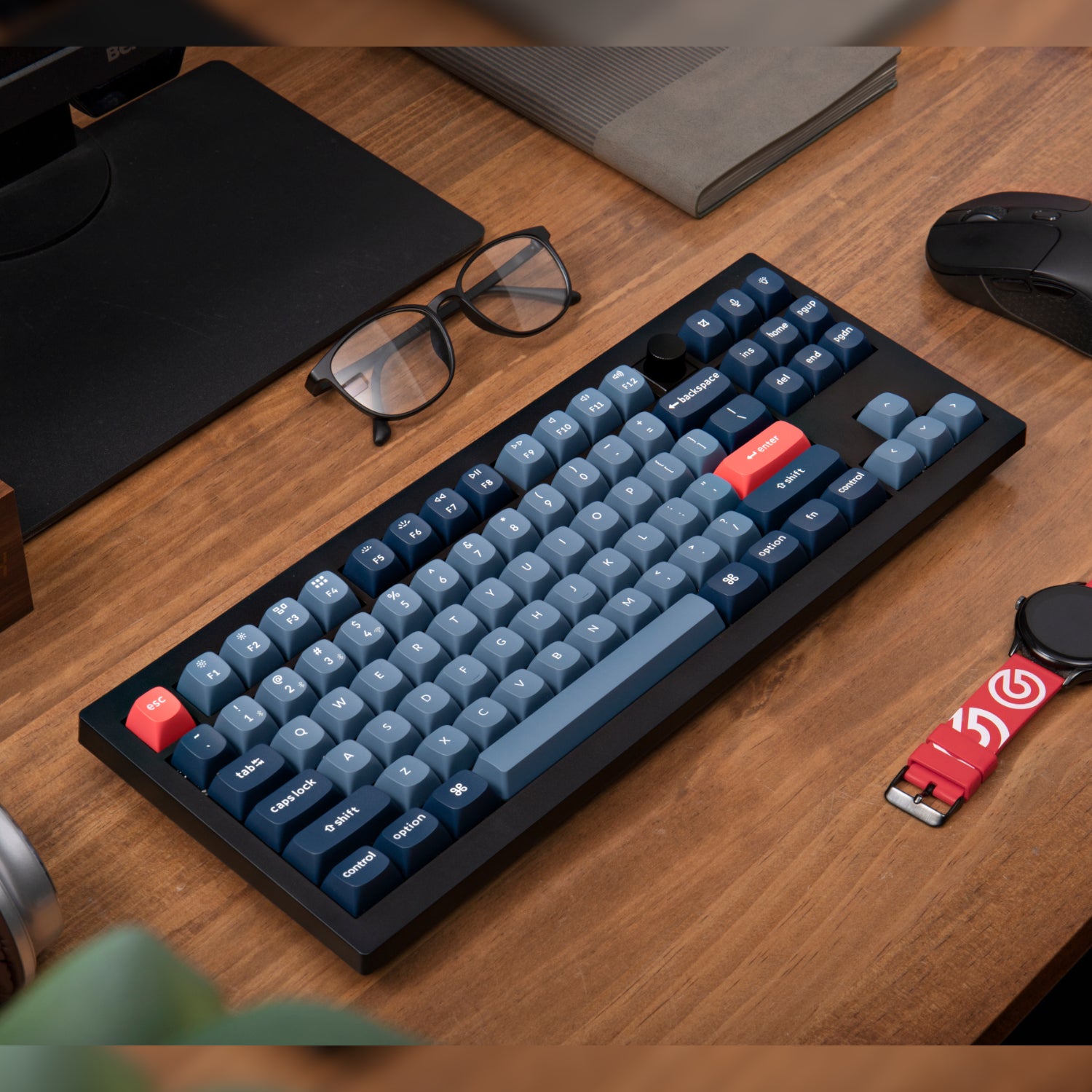 Keychron V3 Max 80% Wireless Mechanical Keyboard (Red Switch) - Carbon Black - Stellar Technologies