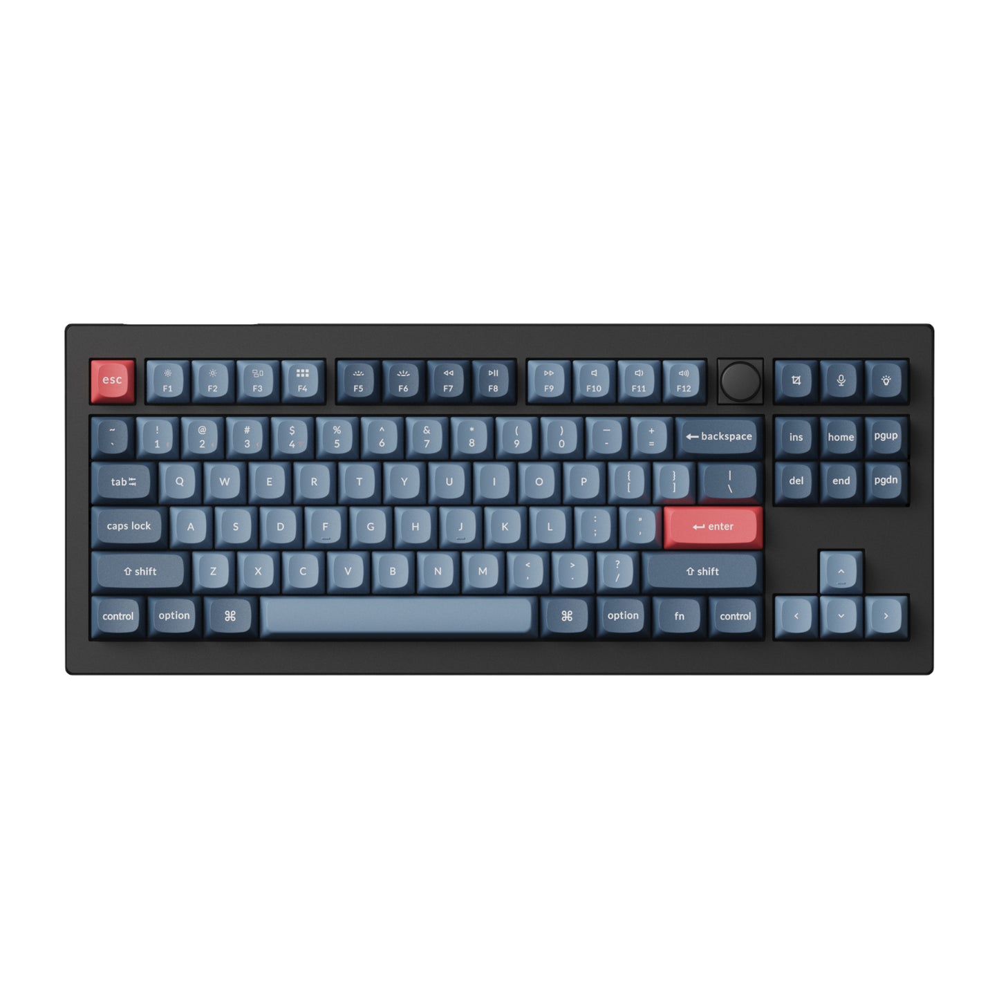 Keychron V3 Max 80% Wireless Mechanical Keyboard (Banana Switch) - Carbon Black - Stellar Technologies