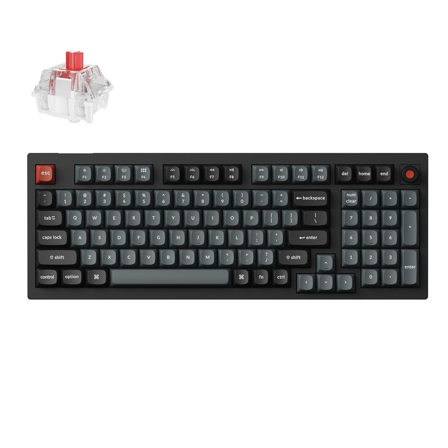 Keychron V5 Ultra Hot-Swap RGB Wireless Keyboard - Red Switch - Stellar Technologies