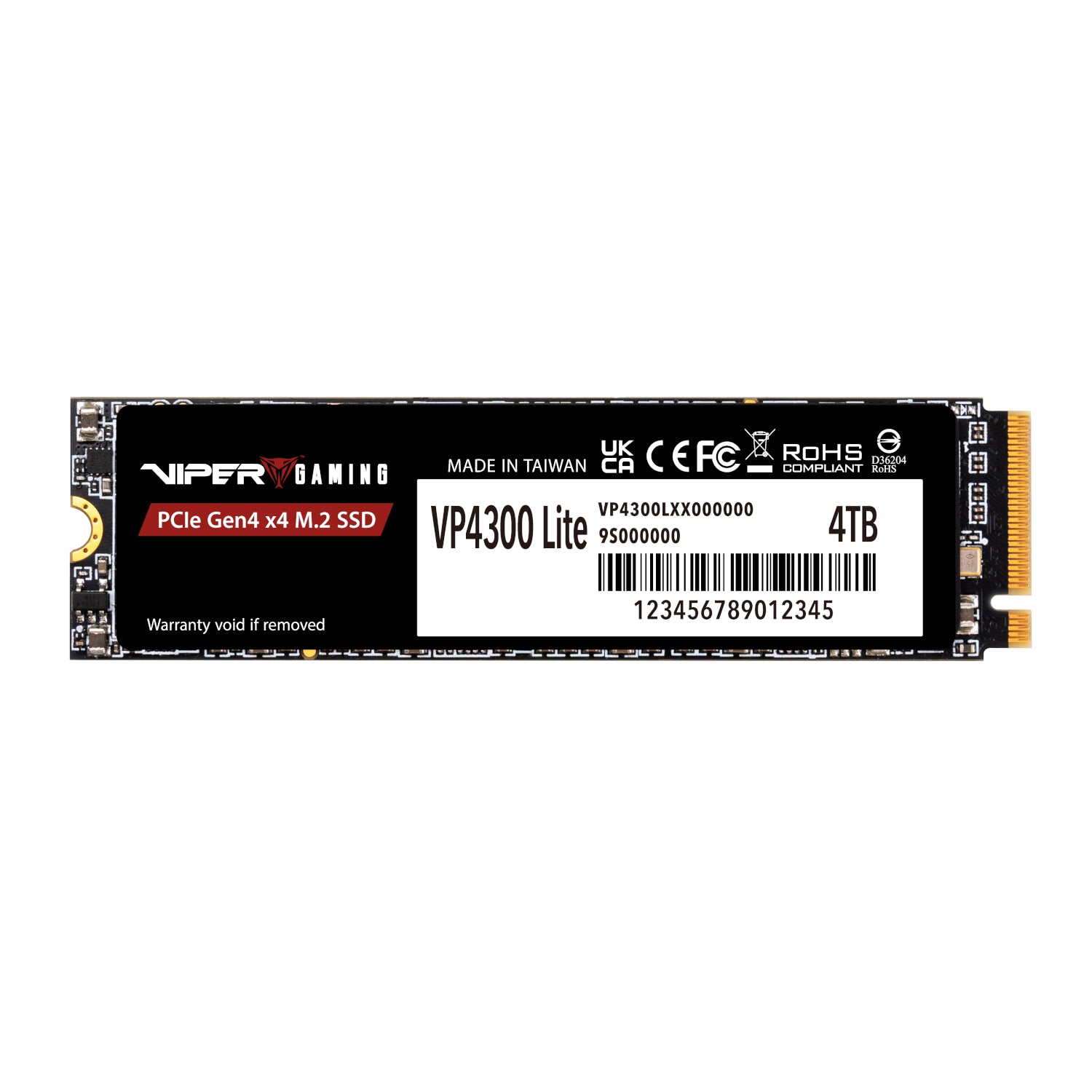 Patriot VP4300 Lite 4TB M.2 PCIe Gen 4 x4 NVMe SSD - Stellar Technologies