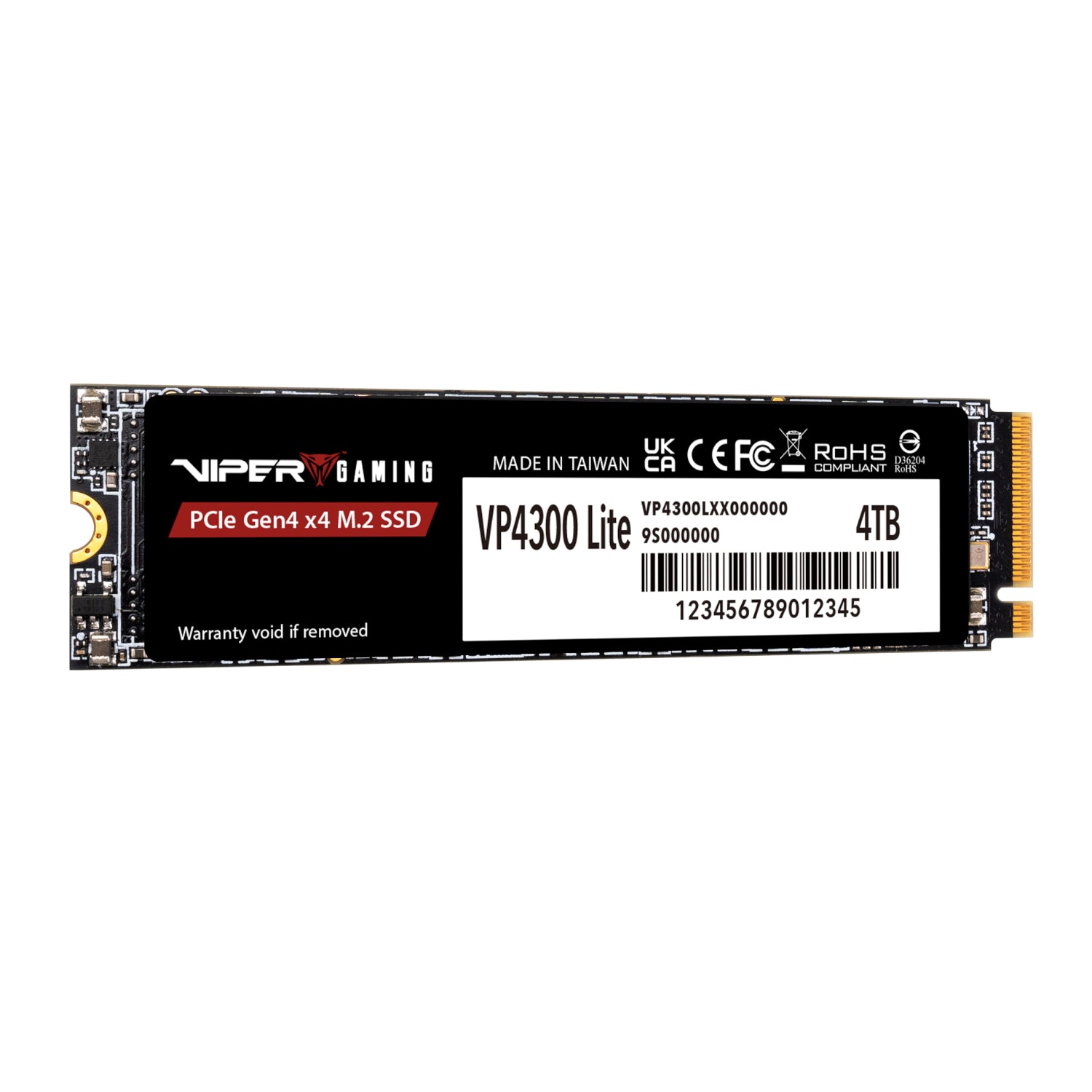 Patriot VP4300 Lite 4TB M.2 PCIe Gen 4 x4 NVMe SSD - Stellar Technologies