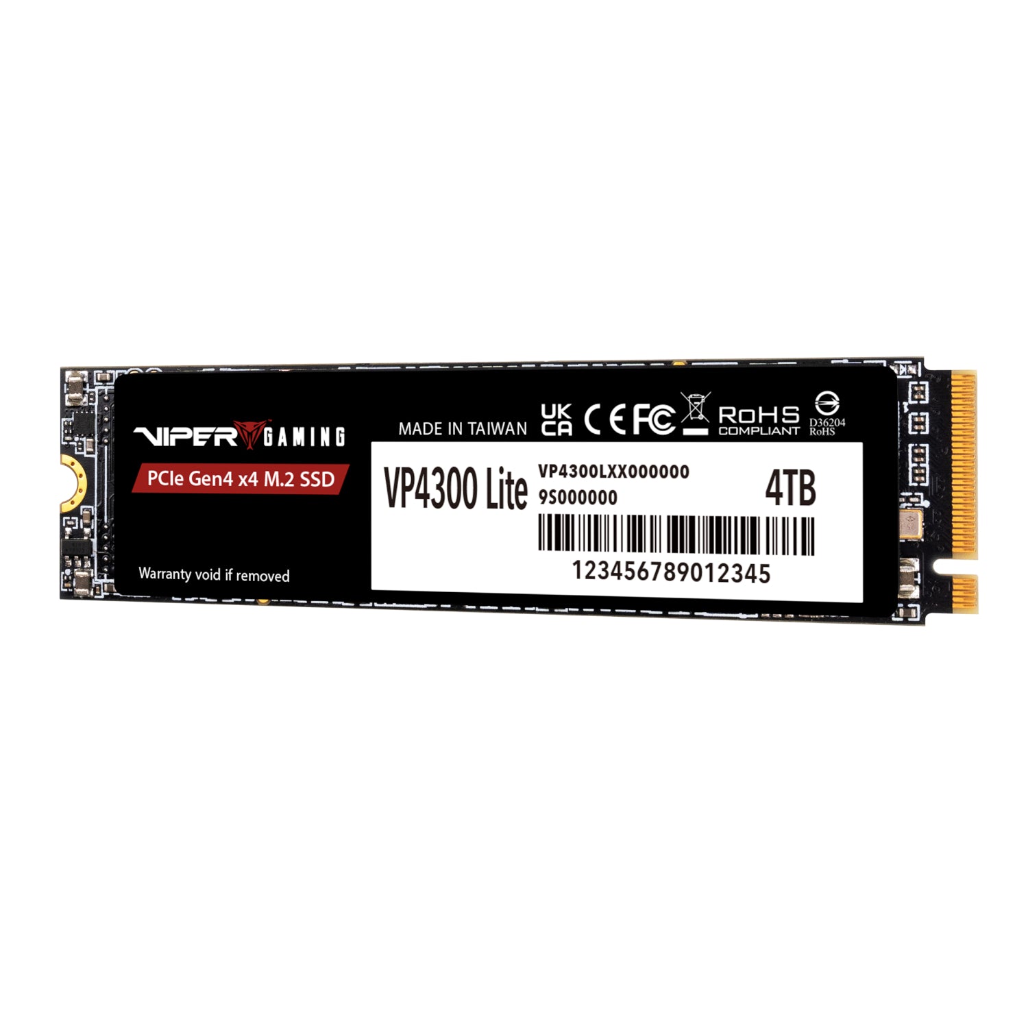 Patriot VP4300 Lite 4TB M.2 PCIe Gen 4 x4 NVMe SSD - Stellar Technologies
