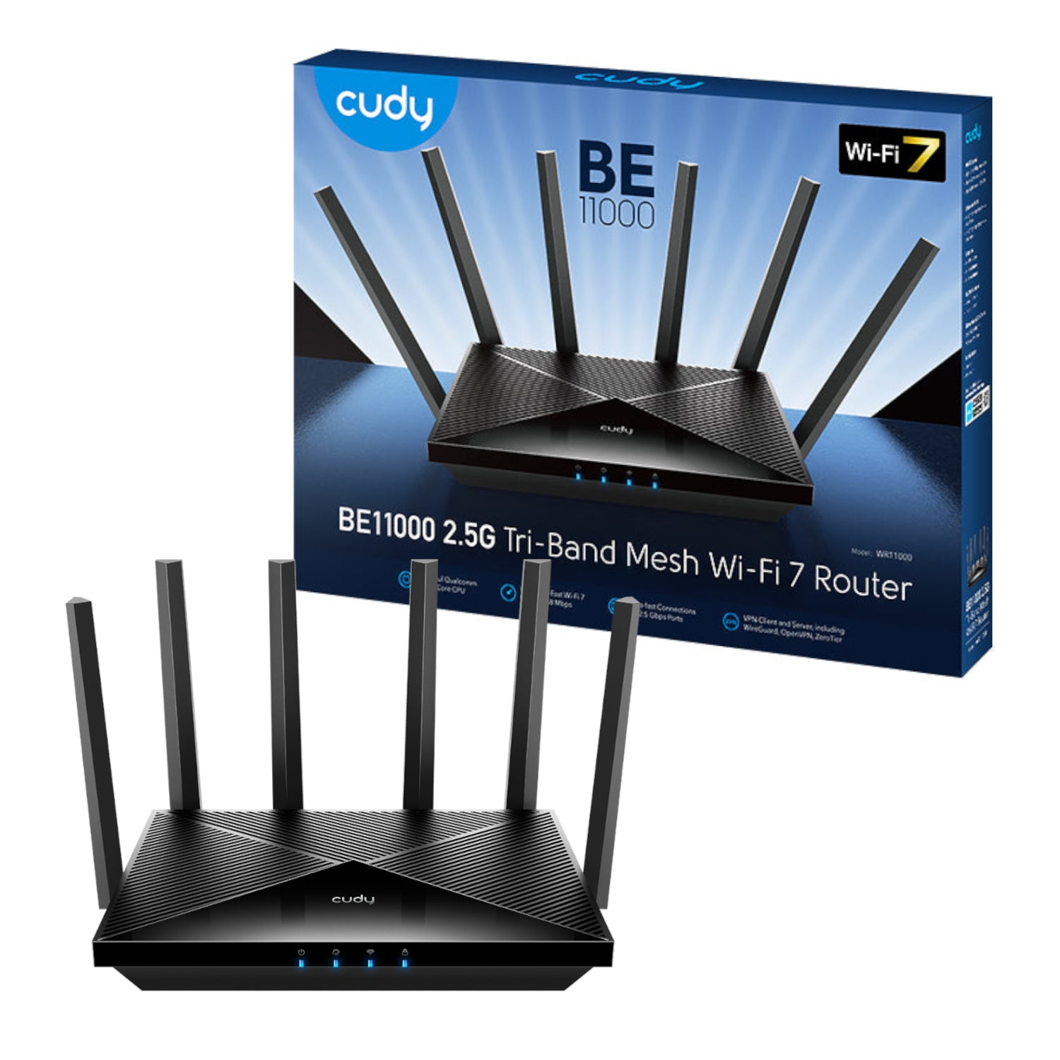 Cudy BE11000 Wi-Fi7 Gigabit Mesh Router - Stellar Technologies
