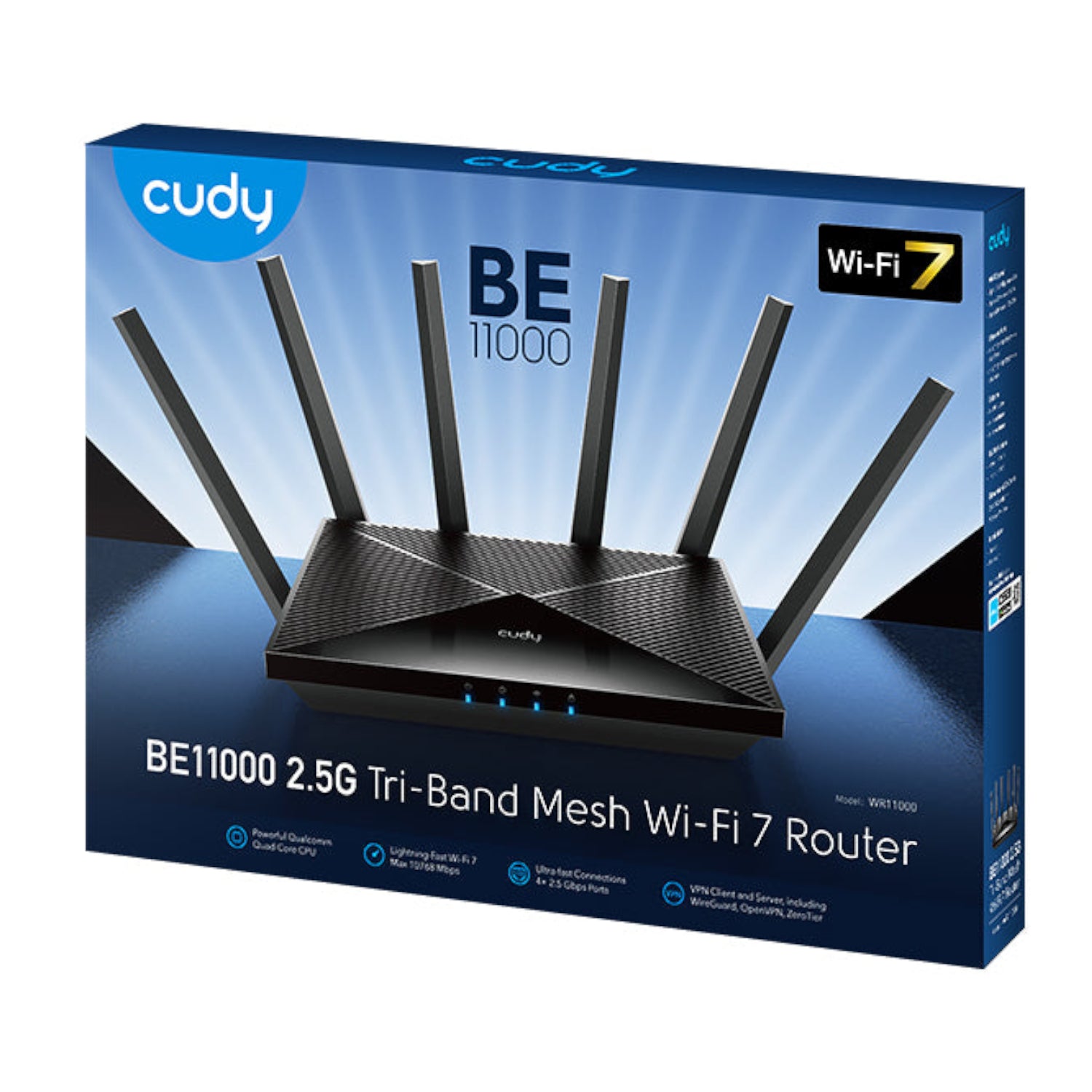 Cudy BE11000 Wi-Fi7 Gigabit Mesh Router - Stellar Technologies