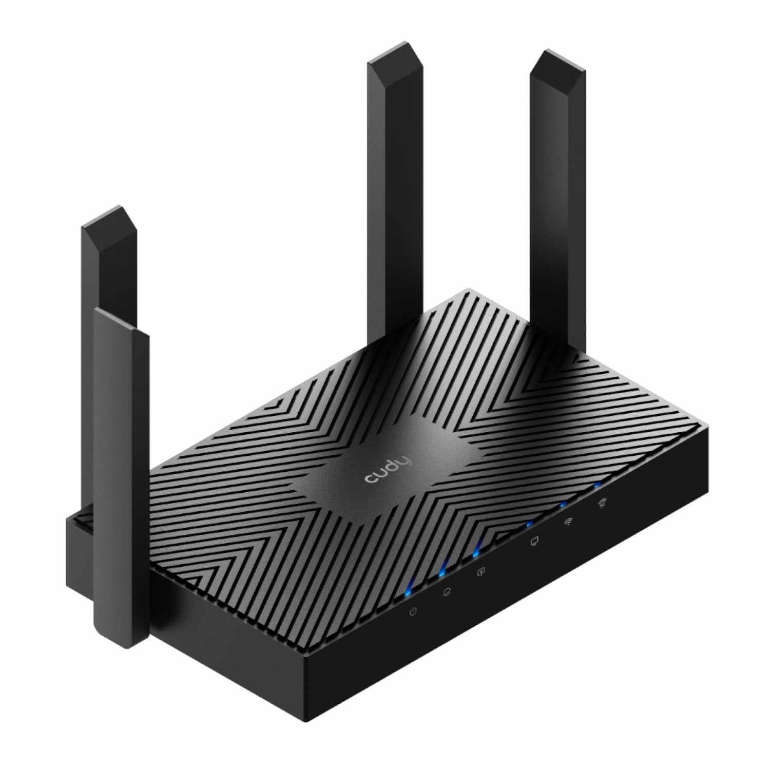 Cudy AX3000 5-Port Gigabit Dual-Band Wi-Fi 6 Mesh Router - Black - Stellar Technologies