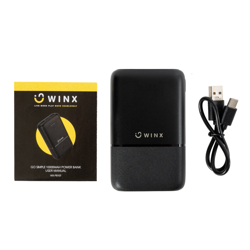WINX GO Simple 10000mAh Power Bank - Stellar Technologies