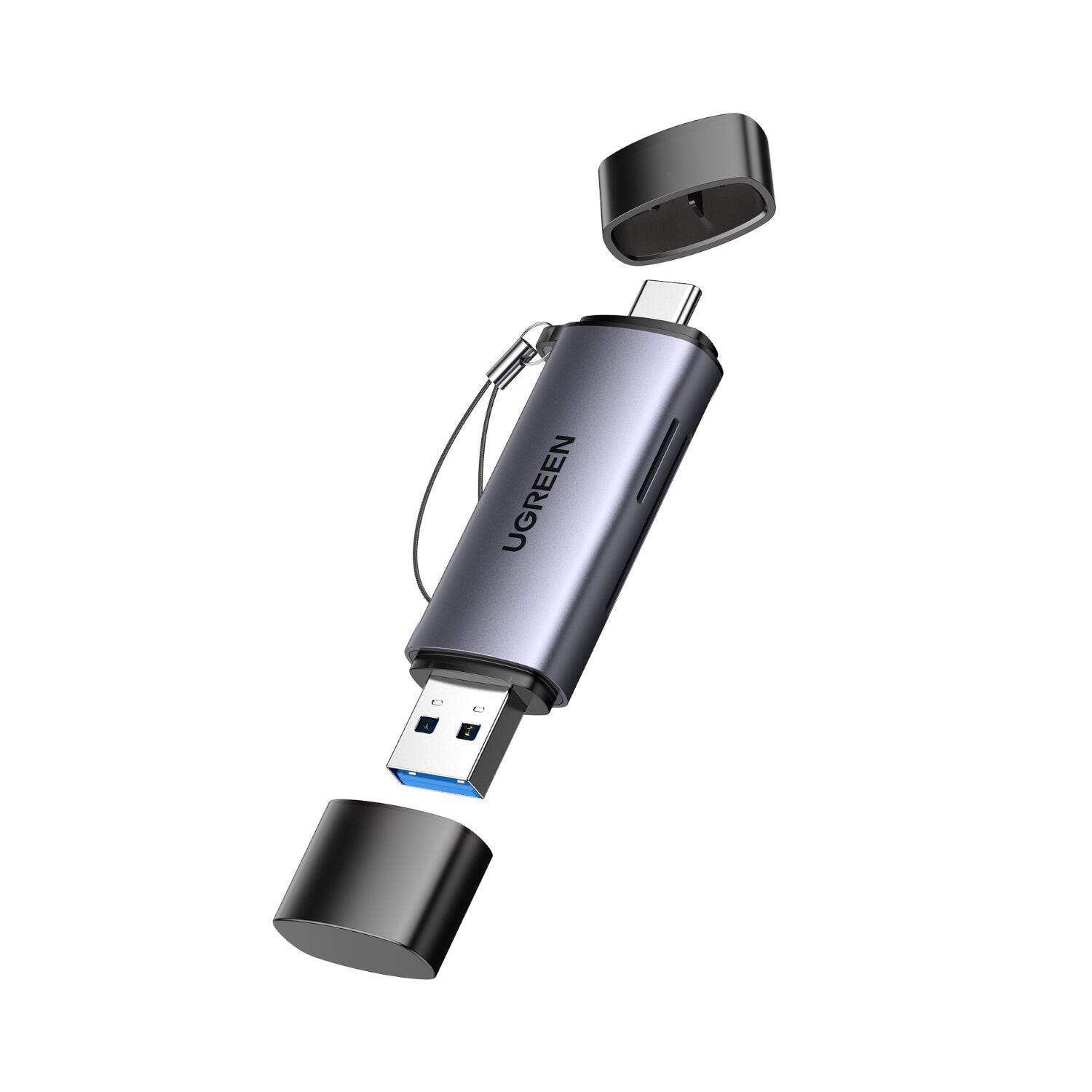 UGREEN CM185-50706 2-in-1 OTG Card Reader - Stellar Technologies