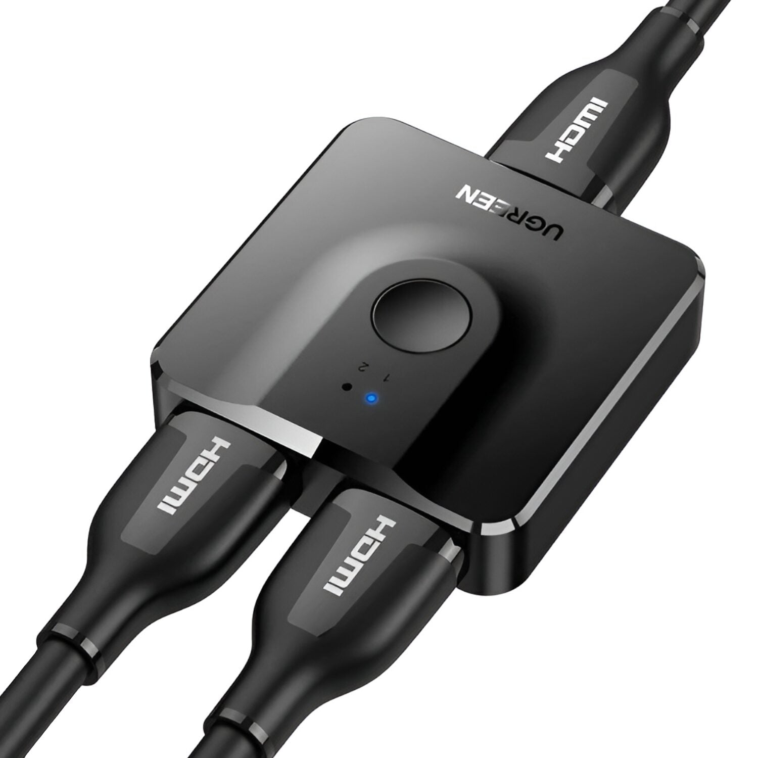 UGREEN CM217-50966 2-in-1 Bi-Directional 4K HDMI Switcher - Black - Stellar Technologies