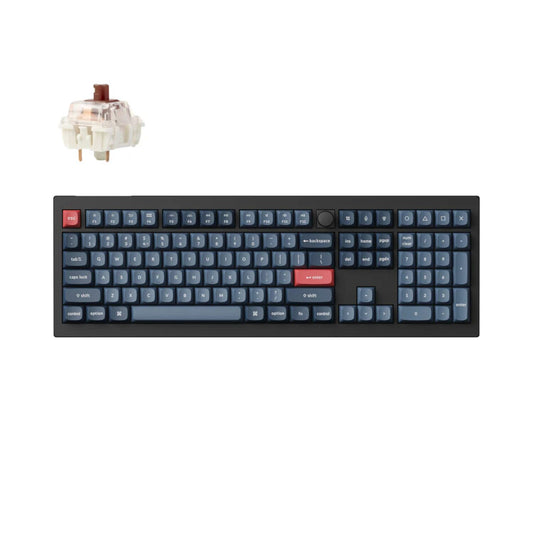 Keychron V6 Max Wireless Custom Keyboard - BROWN Switch - Stellar Technologies