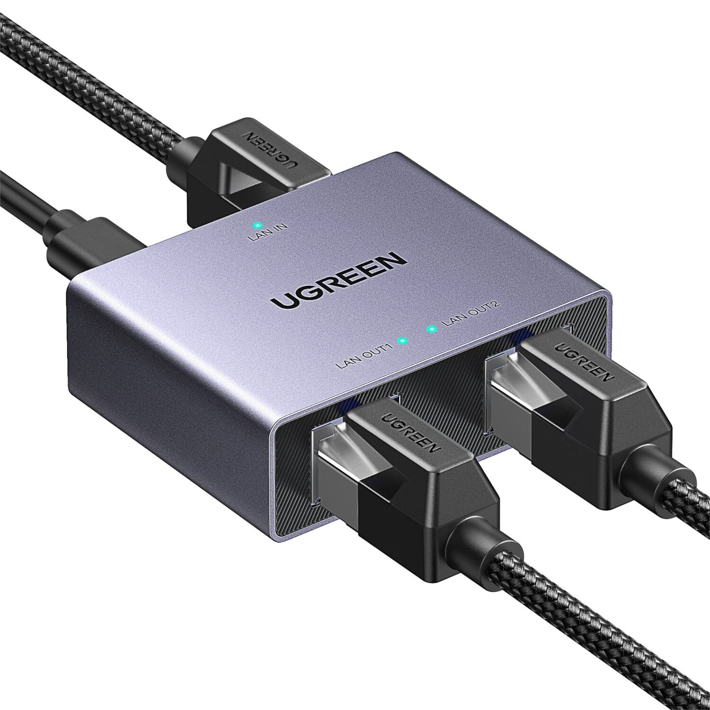 UGREEN 1-to-2 Gigabit Ethernet Splitter, 1000Mbps LAN Network Adapter - Stellar Technologies