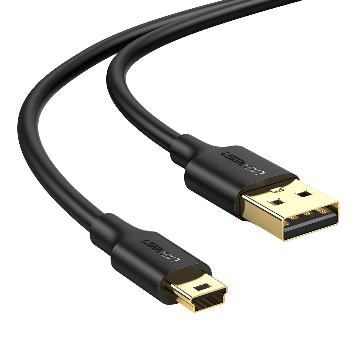 UGREEN US132 USB to Mini USB 2.0, 450Mbps SuperSpeed Cable - 1m - Stellar Technologies