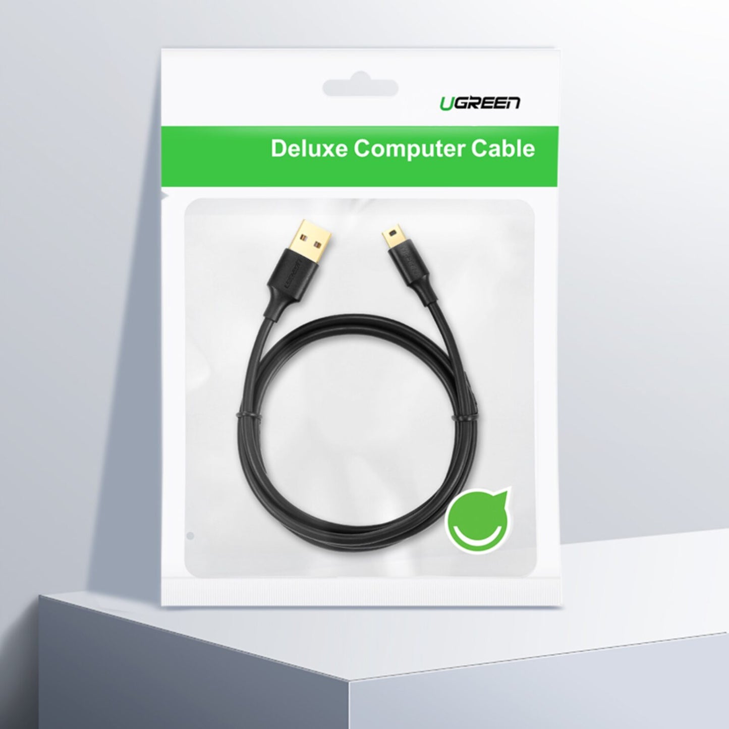 UGREEN US132 USB to Mini USB 2.0, 450Mbps SuperSpeed Cable - 1m - Stellar Technologies
